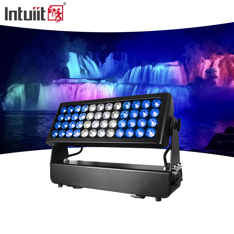 IP65 impermeable al aire libre RGBW LED Bar Wall Wash 1500W Inundación de la ciudad DJ Matrix Light Aluminio Iluminación de escenario Edificio