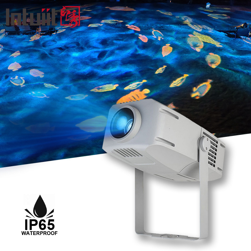 Proyector Gobo de 400W IP65 brillo publicidad LED exterior logotipo de Navidad Gobo luces publicitarias