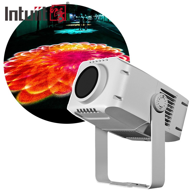 Luces de publicidad IP65 a prueba de agua para exteriores Proyector de logotipo Gobo 100W LED HD Luz de proyección de pared de señal brillante