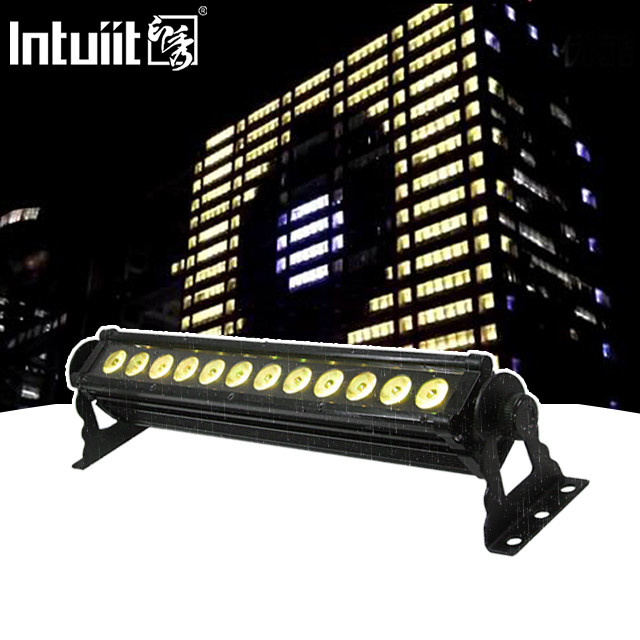 12X3W LEDs Luz de escenario Aluminio de la carcasa DMX LED Strobe luces de lavadora de pared