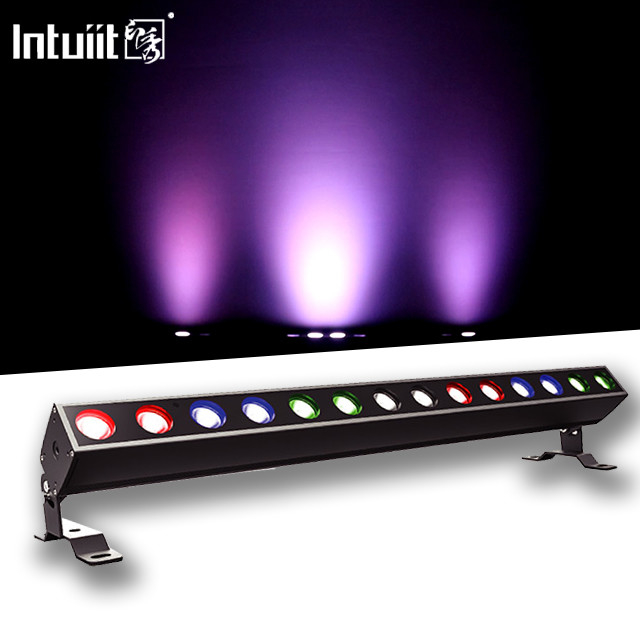 14X10W RGBW LED Pixel Batten Luz de escenario con luz de fondo