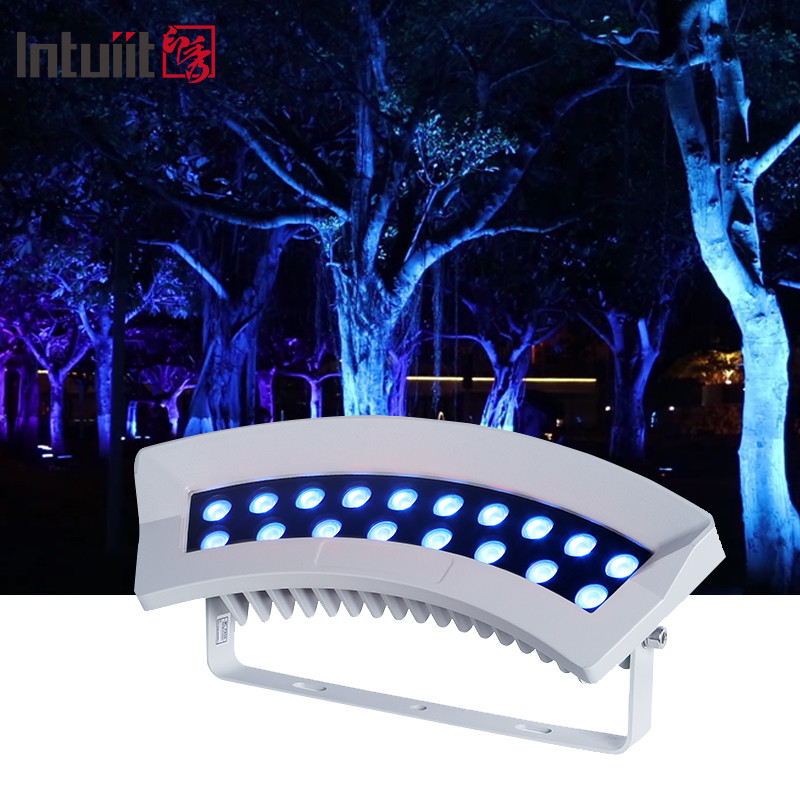 36W RGBW luz de inundación de árboles IP65 resistente al agua luz de jardín colorida LED
