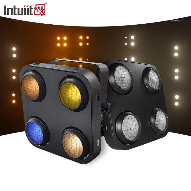4X90W 4 Eye Led Cob Blinder Light Ámbar Blanco Caliente 2In1 Ip65 Inodoro Led Luz de escenario
