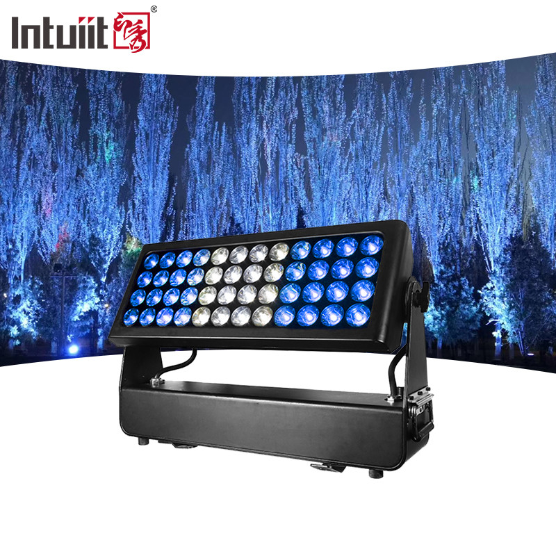 Alta luminosidad IP65 1500W RGBW 4IN1 LED DMX Led Luminaria de lavado LED de exterior Arquitectura de color de la ciudad Luz LED Luz de inundación