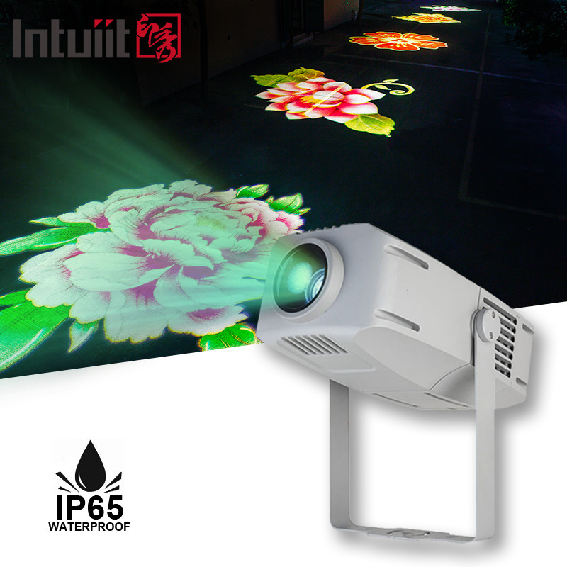 400W de la boda de la decoración del jardín público LED exterior Gobo Logotipo de proyección de luz con múltiples patrones dimáticos