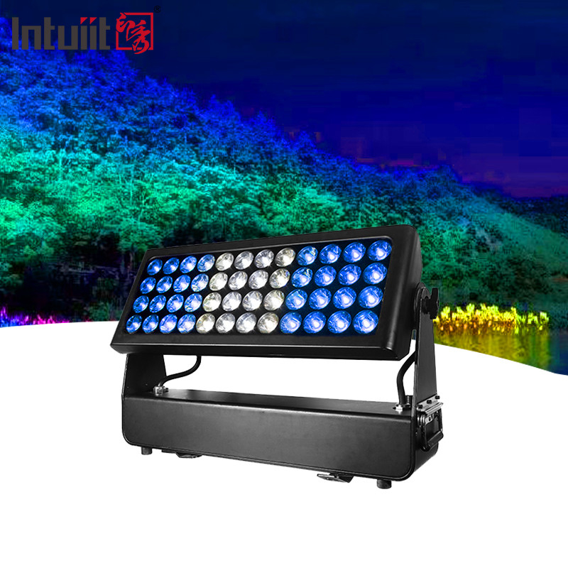 DMX512 1500W RGBW 4in1 IP65 DJ impermeable de boda escenario de la ciudad lavadora de paredes exterior LED lavado luz de inundación