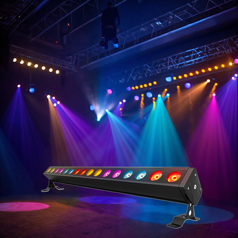 Iluminación de escenario de aluminio de vivienda de aluminio de 16 * 5W DMX512 RGBW