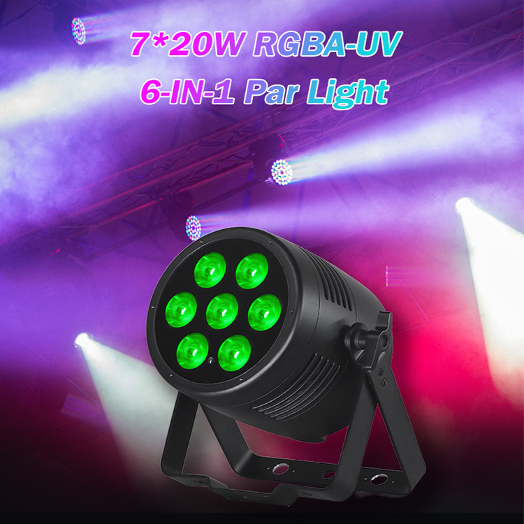7x20w Dmx512 Led Bar Iluminación de escenario Rgbwa-uv Led Disco Light Dj Light Bar Party For Party