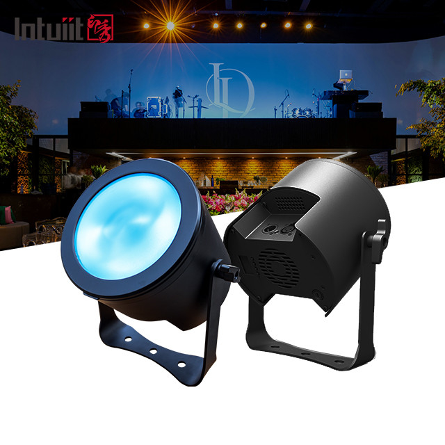 200W RGBW Audience Stage Surface Cob LED Par Light DMX512 para Eventos de conciertos de DJ Teatro Iluminación de bodas