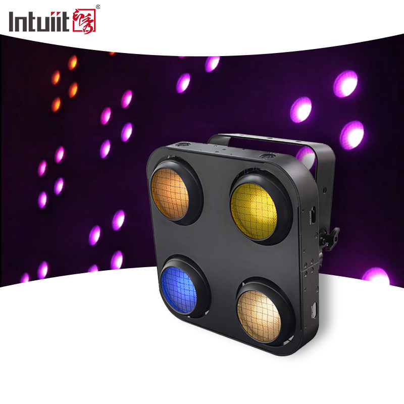 Ip65 4x90W Ámbar Blanco Caliente Led Cob Audiencia Blinder Light Inmune al agua 4 Ojos Peaky Blinds
