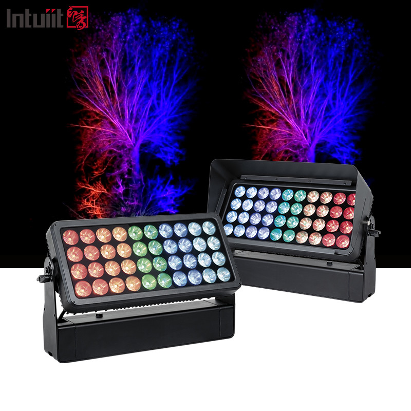 LED Color de la ciudad 40X10W RGBW 4in1 impermeable Led Pared de lavado de la luz exterior Edificio arquitectónico Inundación de la ciudad de color de luz