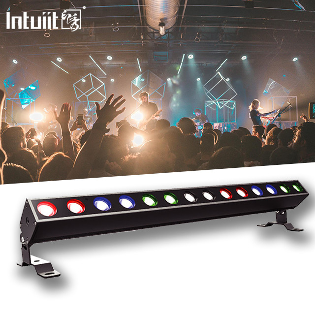 IP65 DMX 14x10w RGBW 4in1 LED Edificio exterior Lavado impermeable Lavadora de paredes Luz de escenario