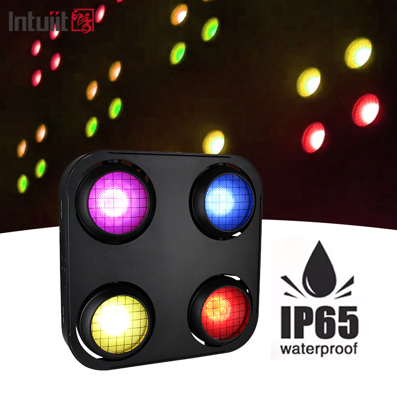 Ip65 400W Ámbar Caliente Blanco Led Cob Auditorio Blinder luz exterior impermeable Blinder 4 ojos