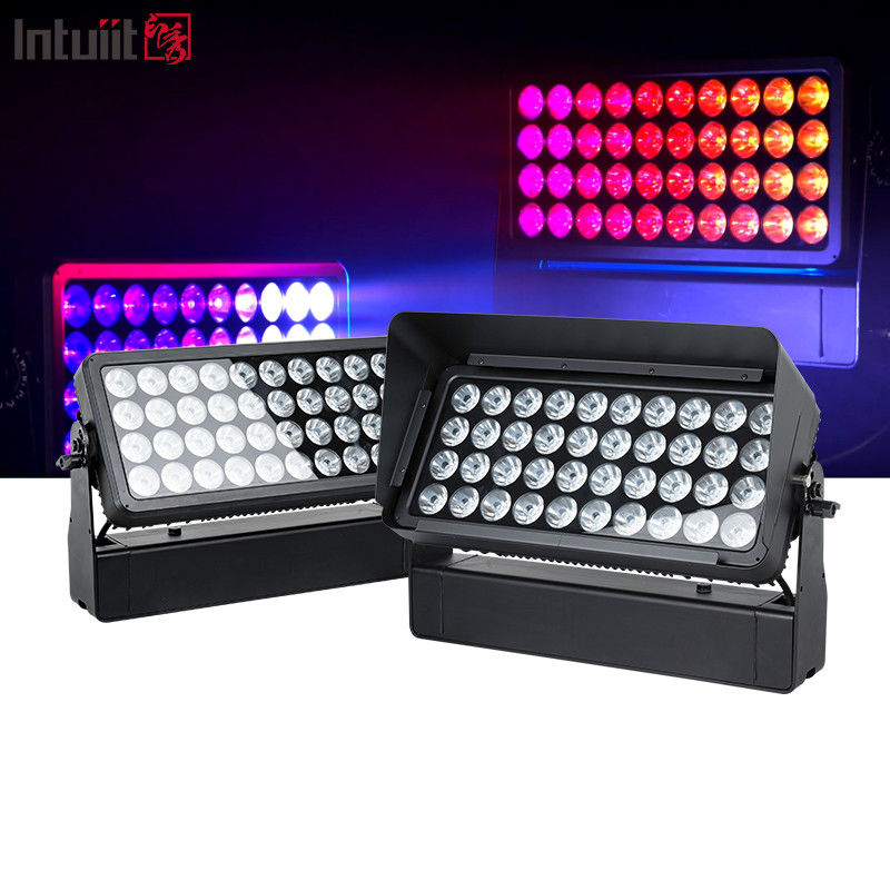 Luz de ciudad de color Led 400W Edificio arquitectónico al aire libre Luz de lavadora de paredes Led 40pcs 10w Rgbw 4in1 Luz de lavadora de paredes al aire libre