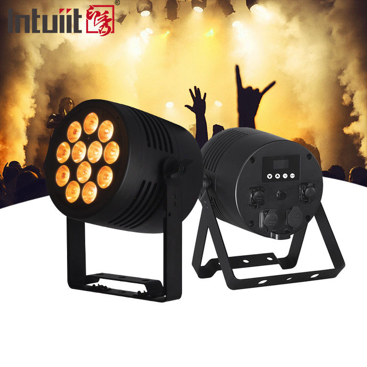 12x20W RGBWAUV 6in1 DMX Control LED Par Light Luces de escenario del club de DJ