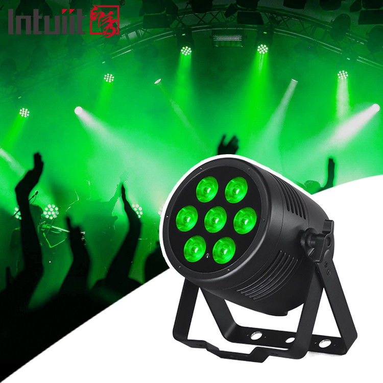 7x20W Rgbwauv Led Par de la Luz del escenario Dmx512 Control Par de la Luz para el Evento de la Boda de la Iglesia Par de la Luz del escenario de la fiesta