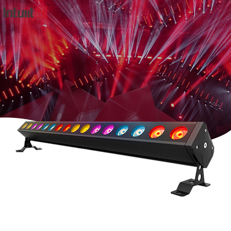 Luz de efecto de escenario profesional 1 metro de longitud DMX 16x5W RGBW 6in1 Lavadora de paredes LED Pixel Bar