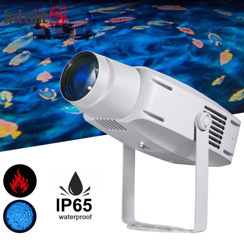 Proyector de Efecto de Ola de Agua de Onda Oceánica de 400W Impermeable IP65 para Exteriores, Luces de Paisaje Ambiental para Restaurantes