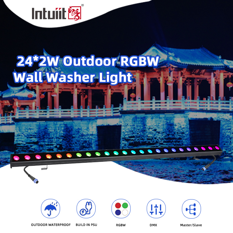Luminaria de pared LED de 24*2W, IP65, Iluminación de pared LED