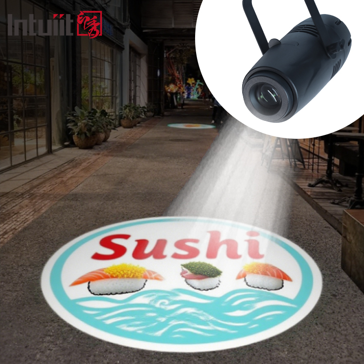Proyector de Gobos LED Personalizado de 40W Imagen Estática o Dinámica para Publicidad