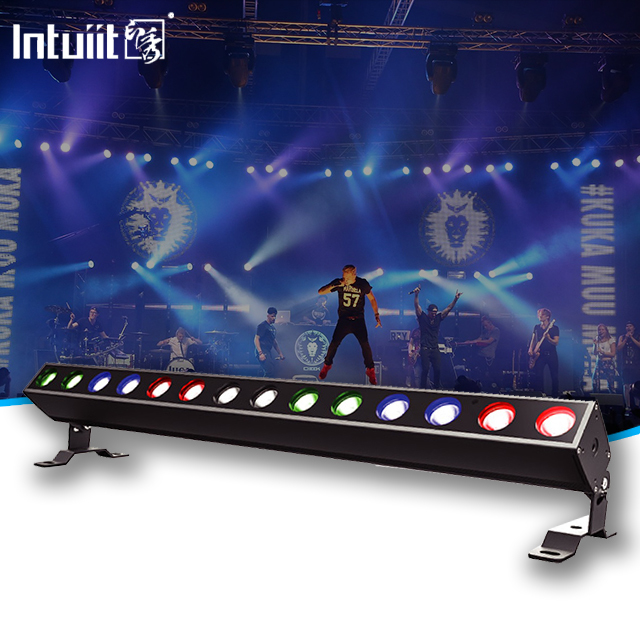 Venta caliente Efecto DMX Barra de píxeles Cambiando el color Barra de lavado 14pcs 10w Led RGBW 4in1 Iluminación de lavadora de pared