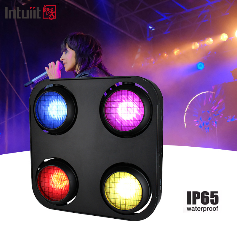 4X90W 4 Eye Led Cob Blinder Light Ámbar Blanco Caliente 2In1 Ip65 Inodoro Led Luz de escenario