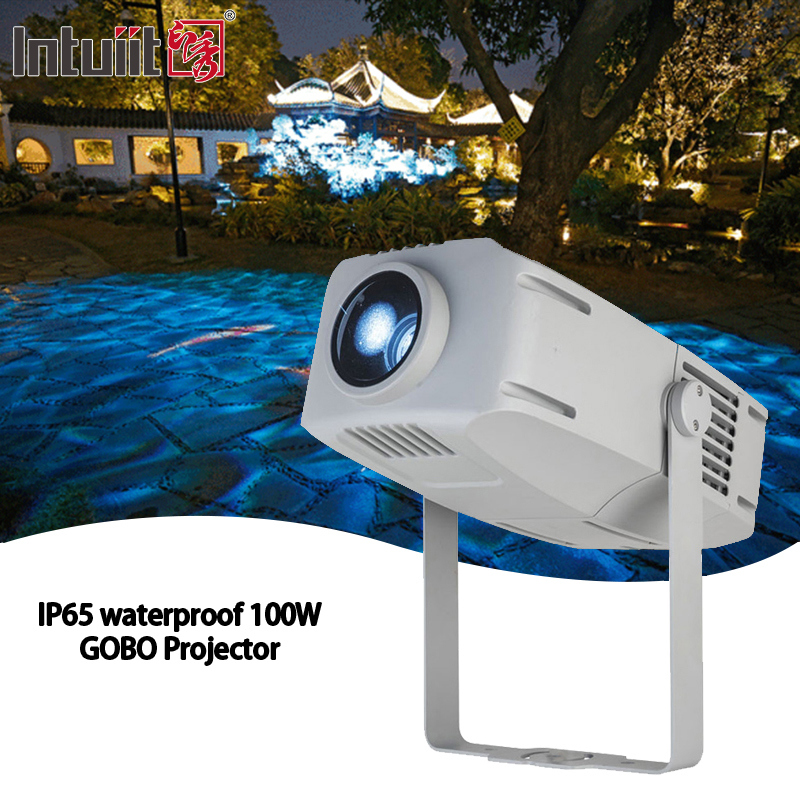 Proyector Gobo de Agua Colorido para Exteriores de 100W, Luz de Efecto Disco para Club Nocturno, Lámpara de Paisaje Impermeable, Luz Publicitaria