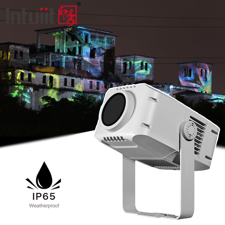 Luz LED de proyector Gobo de 100W, IP65 a prueba de agua para tiendas de negocios publicidad de bodas escenario de fábrica señal de advertencia interior exterior