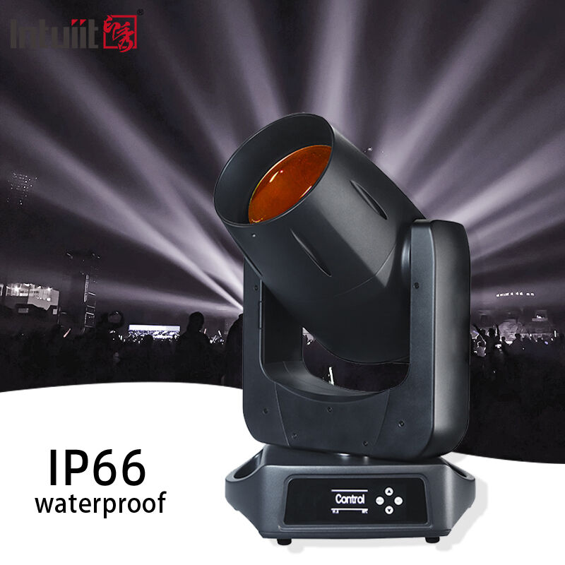 Foco móvil LED IP66 de 200W, luz de haz móvil impermeable, DMX para DJ, bar, discoteca, iluminación de escenario