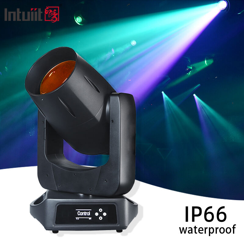 200W LED IP66 Moving Head Light con 12+1 Color DMX512/RDM Control para teatros, espectáculos, bodas y clubes