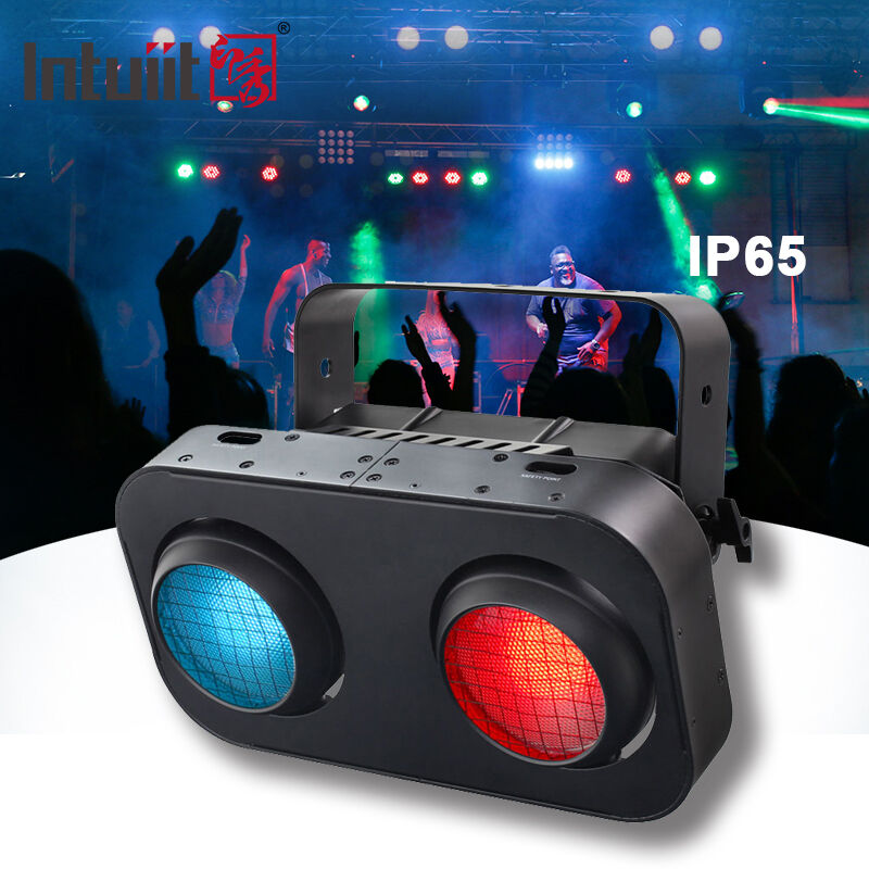 Luz de cegador LED de 2 ojos Ip65 Luz de público DMX512 Luz Par Cob Foco de 200w para teatro