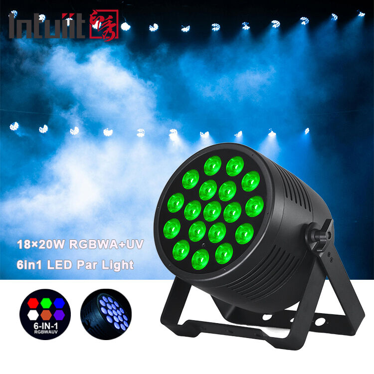 Iluminación de escenario profesional de lavado de escenario DMX DJ puede para eventos Club de estadio