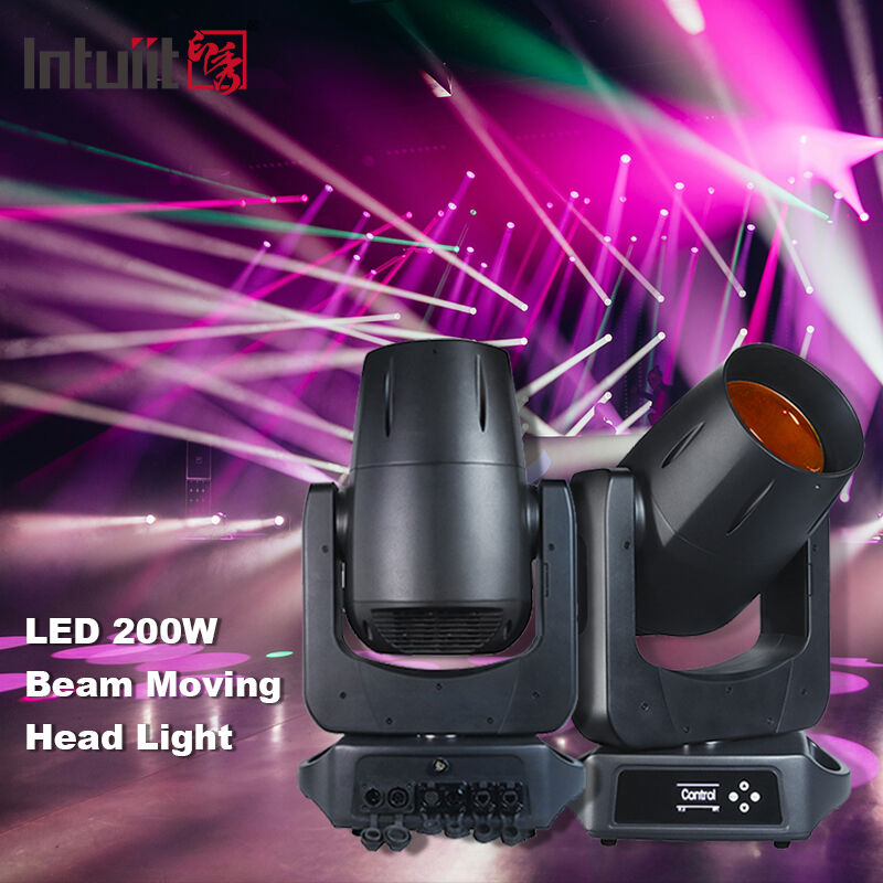 200W LED Beam Moving Head Light IP66 Iluminación de escenario al aire libre a prueba de agua DMX512 Control para edificio hotelero Landmark Parque temático Show