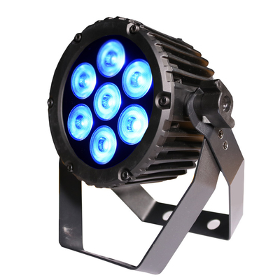 DJ Wedding Concert Dimmable RGBW Led Stage Light Impermeable Led Par Light 7 * 3W