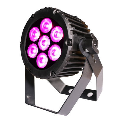 Tri luz plana del par de la luz 7 X 3W RGB 3 In1 LED de DJ del perfil del par para el disco