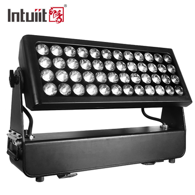 IP65 llevó la ciudad al aire libre de la luz de inundación 48PCS 10W RGBW 4 In1 LED colorea la lavadora de Wasll para los acontecimientos del hotel de parque del jardín