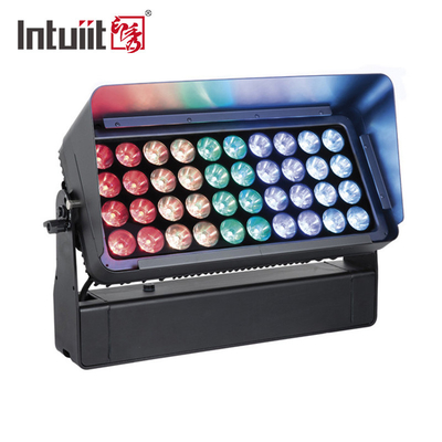 Iluminación al aire libre del color del edificio de la ciudad de la prenda impermeable IP65 de la luz de la lavadora de la pared de la inundación de 40X10W DMX RGBW 4 In1 LED