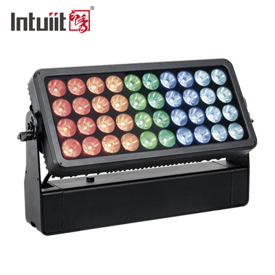 40x10w Rgbw Ip65 4 en 1 Lavadora de paredes LED exterior Luz de inundación de color LED de la ciudad