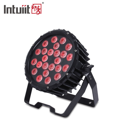 El RGB 24x3W 3 In1 que enciende par de DJ conserva lavado llevado de la etapa de la aleación de aluminio DMX 512