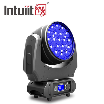DMX512 enfocan luz principal de mudanza con 19*10W granangular RGBW 4 en 1 cabeza móvil del lavado del haz