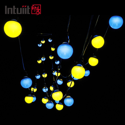 Pérgola al aire libre del patio de la boda de Navidad de la Navidad de las luces RGBW de la secuencia del globo IP54