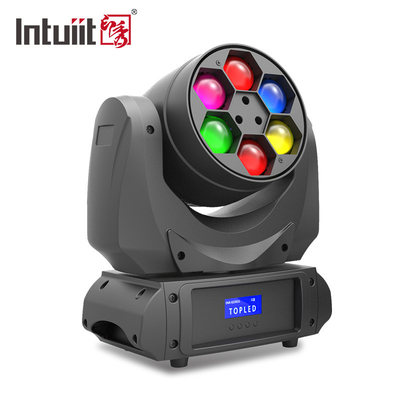 Luz de mudanza 6x10W 4 de la cabeza del efecto del LED en 1 tipo de los ojos de la abeja de RGBW