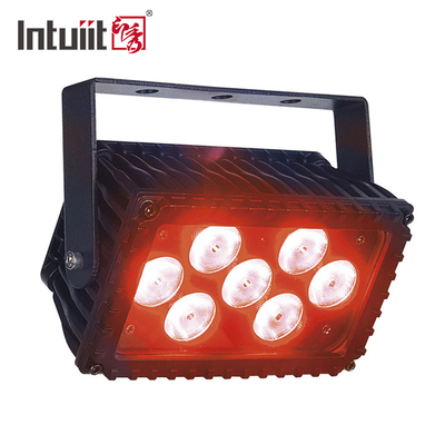 Iluminación de escenario a prueba de agua 7x3W Rgbw Led Flood Light Dmx Blinder Wall Washer 4 en 1 luces