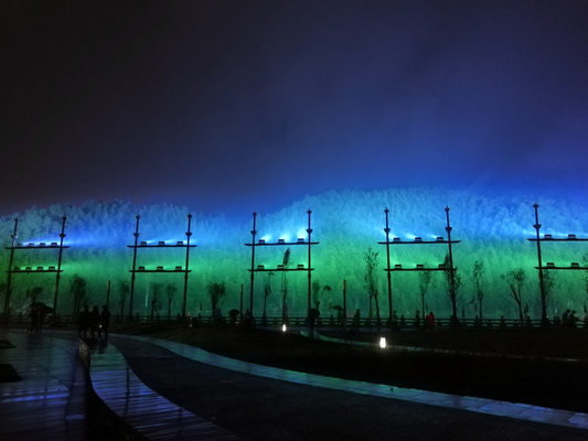 Proyecto de iluminación de Wuyishan Iluminación de montaña de larga distancia