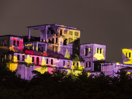 El proyector al aire libre llevado 200w del gobo del efecto enfoca luz giratoria de encargo del gobo para el proyecto del paisaje