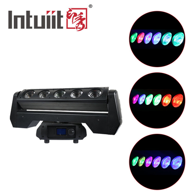 5x40W RGBW cabeza móvil de luz de barra giratoria Iluminación de escenario profesional 4 en 1 Club Bar de escenario de rendimiento cabeza móvil de luz