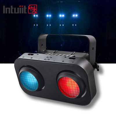200W 2 en 1 ojos LED COB luces de público para DJ discoteca bar club anillo de escenario luces ciegas
