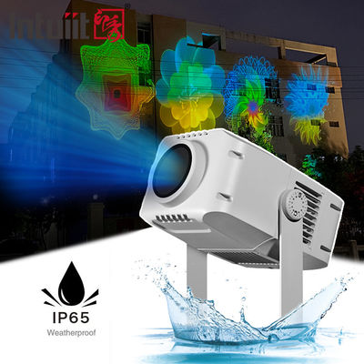 100W LED Rotativo Logotipo de publicidad luz exterior IP65 impermeable proyector de patrón personalizado Gobo
