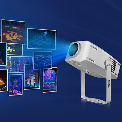 Proyector de logotipos LED Zoom personalizado para publicidad, 200W, resistente al agua IP65, para exteriores e interiores