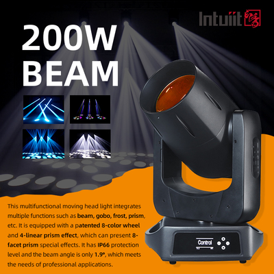 200W LED cabeza móvil Ip66 haz de exteriores resistente al agua Dj evento concierto cabeza móvil luz de escenario